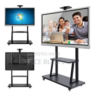 Tv Trolley Cart With Wheels (42" - 100" ) Lengthy Shelf