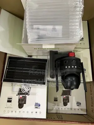 Smart Triple Lens 10mp 4g Solar Cctv Digital Camera
