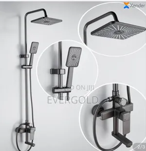 Black Standing Shower Mixer Tap Available