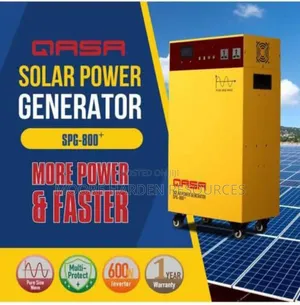 Original QASA SPG800 Solar Power Generator With 100A Battery