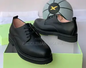 Off White Laced Up Derby Shoes