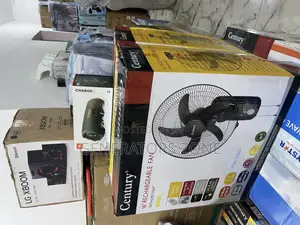 Compact Design Century 16" Recheargeable Fan With Led Light