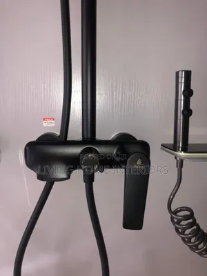 Black Standing Shower Mixer