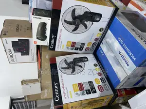 Sturdy Base Century 16" Recheargeable Fan With Led Light