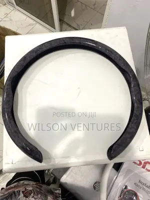 Dark Gray Universal Fit Glossy Steering Cover