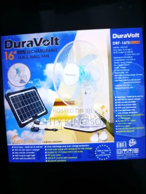 Dura Volt Table Fan 16 Inches