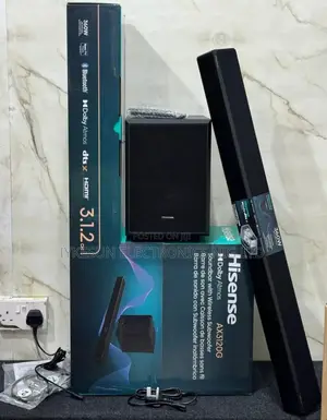 Original Hisense Powerful Soundbar 360watts 3.1.2 CH Etc