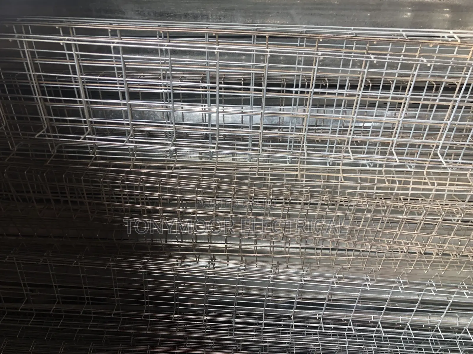 40 by 40 Cable Tray Basket Available