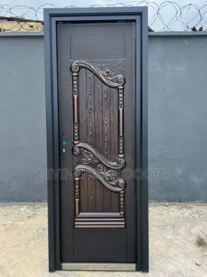 Copper Cast Door Bible Design