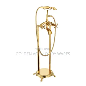 Gold Standing Bath Mixer