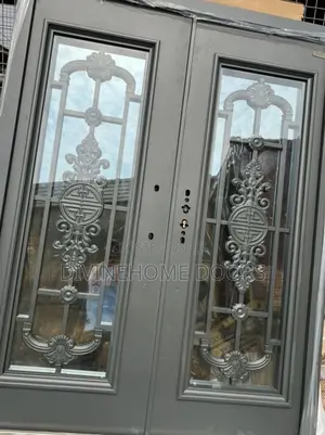 Gray Colour Glass Door