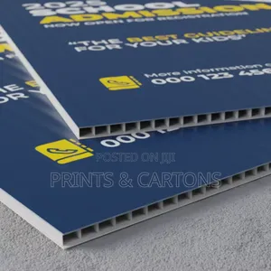 Fluted Board Printing " 