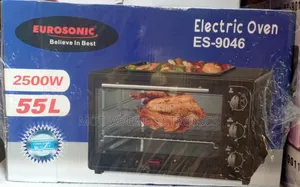 Eurosonic 55L Table Top Electric Oven With Grill Function
