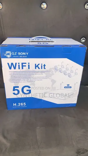 Gz SONY 5G H.265 4 Channel Wireless NVR Wi-Fi CCTV KIT