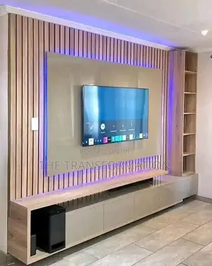 Tv Console and Floated Cabinets