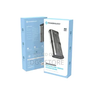 Powerology PD 20w 20,000mah Crystalline Series Power Bank