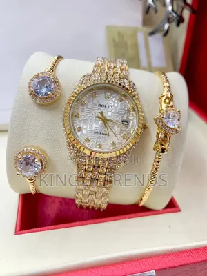 Female Rolex Ice Wristwatch