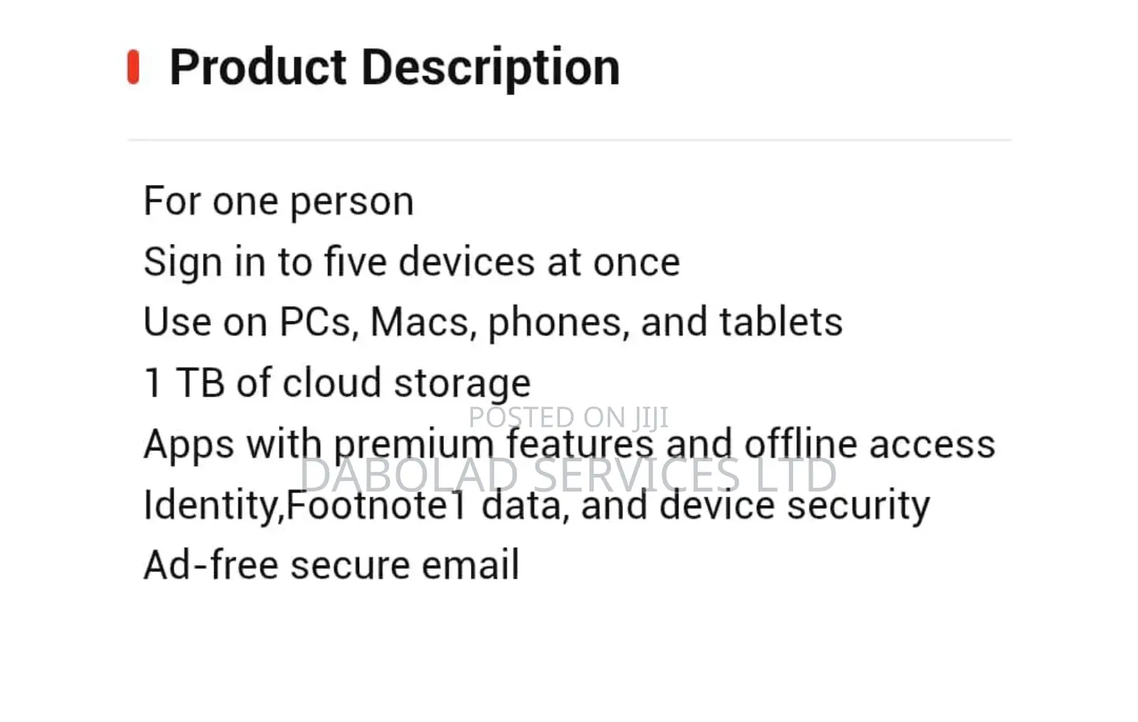 Microsoft Office 365 Personal - 1 Year
