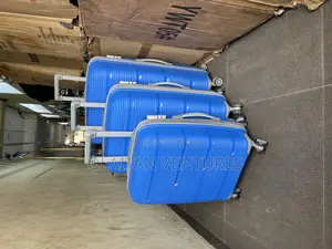 Set of 3 Rubber Luggage Traveling Box