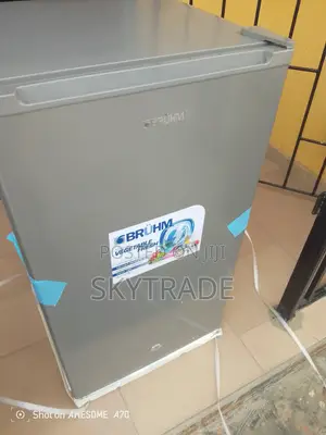 Single Door Silver Bruhm 90liters Refrigerator