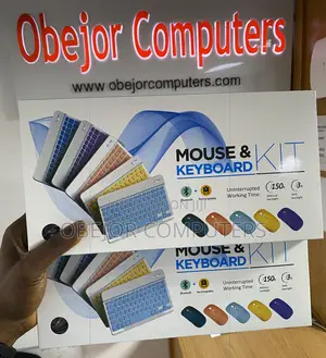 Rechargeable Keyboard and Mouse Combo With Bluetooth