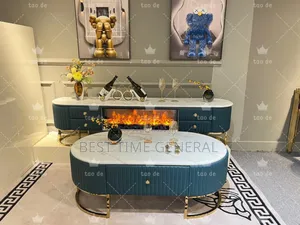 First Klass Fire Frame Set of Tv Stand and Center