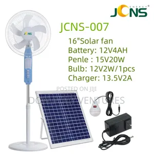 J-007 Solar Rechargeable Standing Fan
