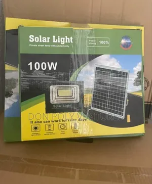 100W Bright Solar Flood Light
