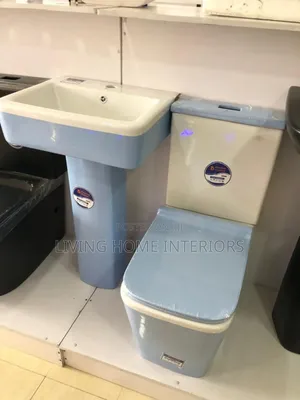 Luxury Bul and White Toilet Seat