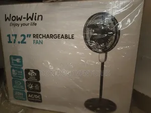 17.2 Inches Ac/Dc Rechargeable Solar Fan