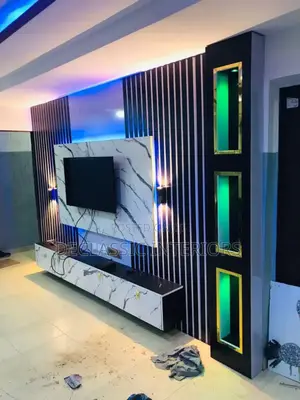 Simple but Classy Tv Console 11ft Long