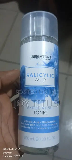 Salicylic ACID Exfoliating Tonic