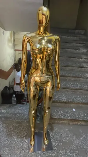 Brand New Size 10 Gold Chrome Mannequin