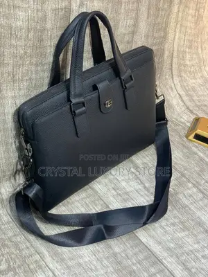 Gucci Quality Luxury Men Genuine Leather Laptop Bag