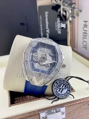 Hublot Rubber Stone Wristwatch