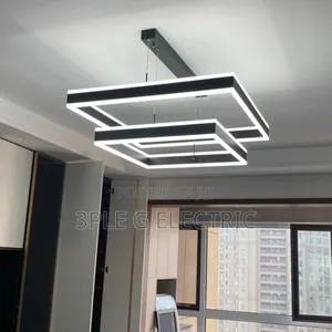By 2 Dropping Square Shape Dropping Chandelier