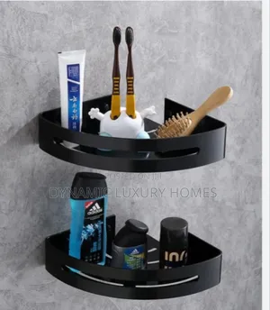 Black Double Shelve