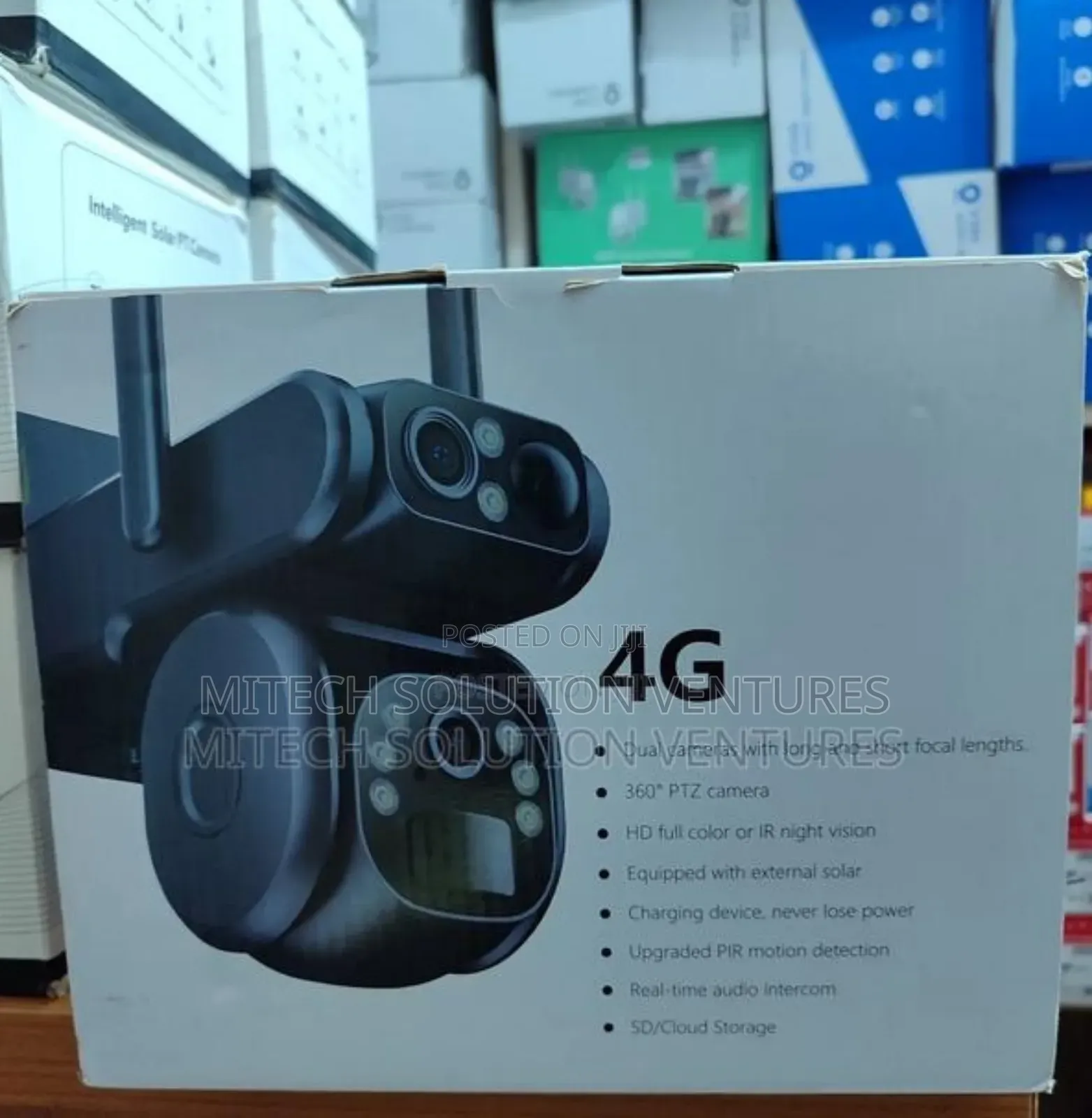 4g Ubox Solar Powered Camera