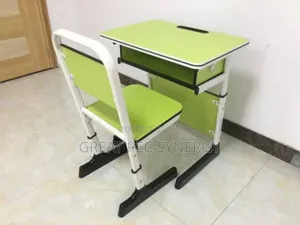 1 Set Single Student Desk (Table) And Chair (Very Strong)