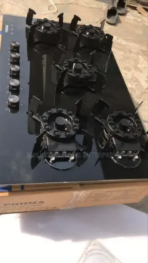 5 Burner Flip Up Gas
