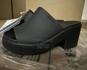 Crocs Brooklyn Heels. White And Black Colors Available.