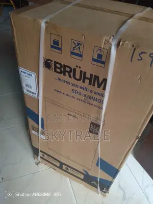 Bruhm Silver Color, 90liters Refrigerator (Brs-93mmds) + Key
