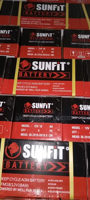 Sunfit Battery 18ah AGM