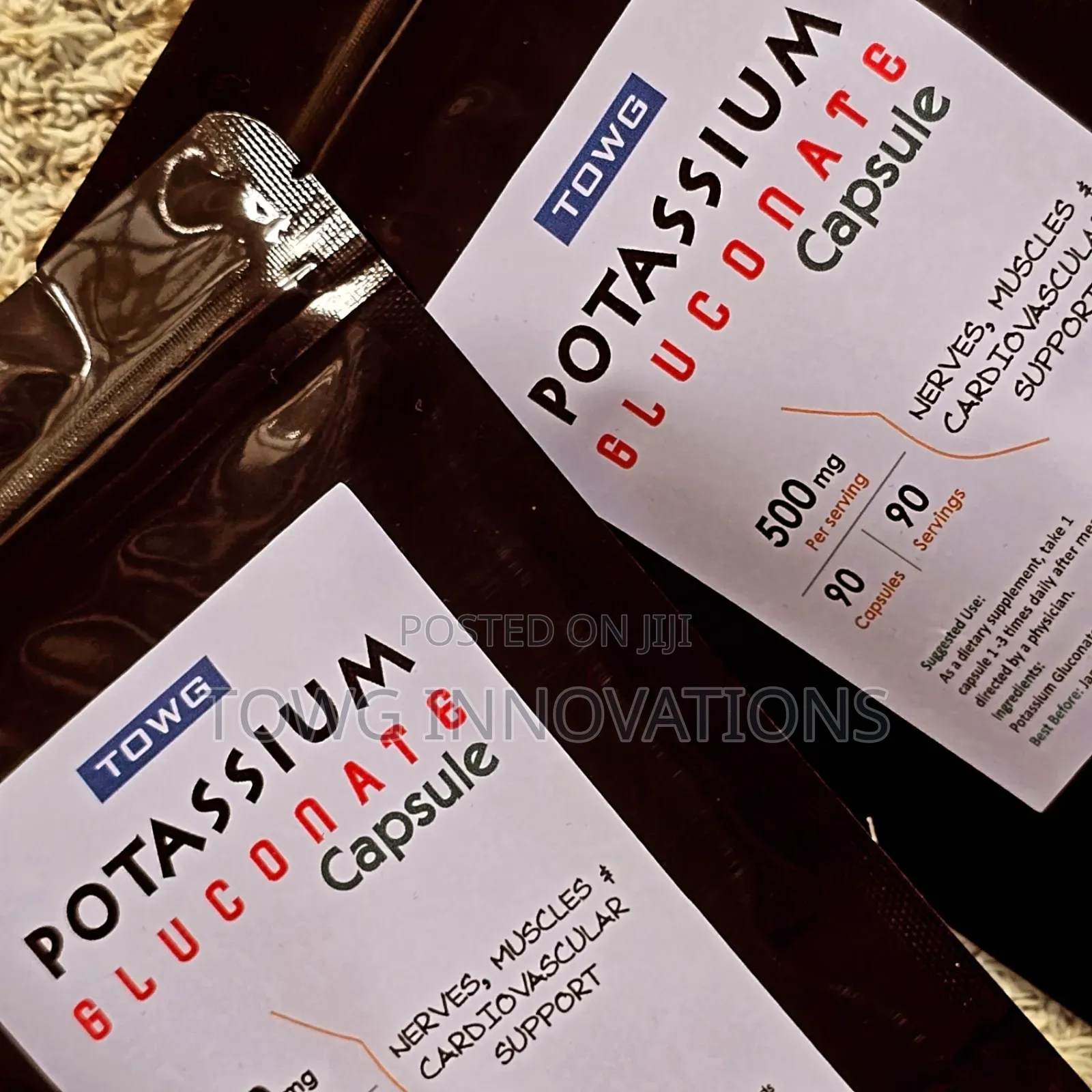 Potassium Gluconate 90 Capsules