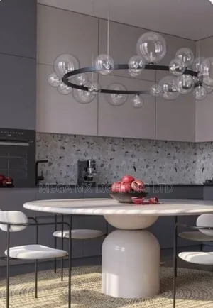 Bubble Ring Dropping Chandelier