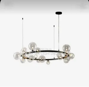 Bubble Ring Dropping Chandelier