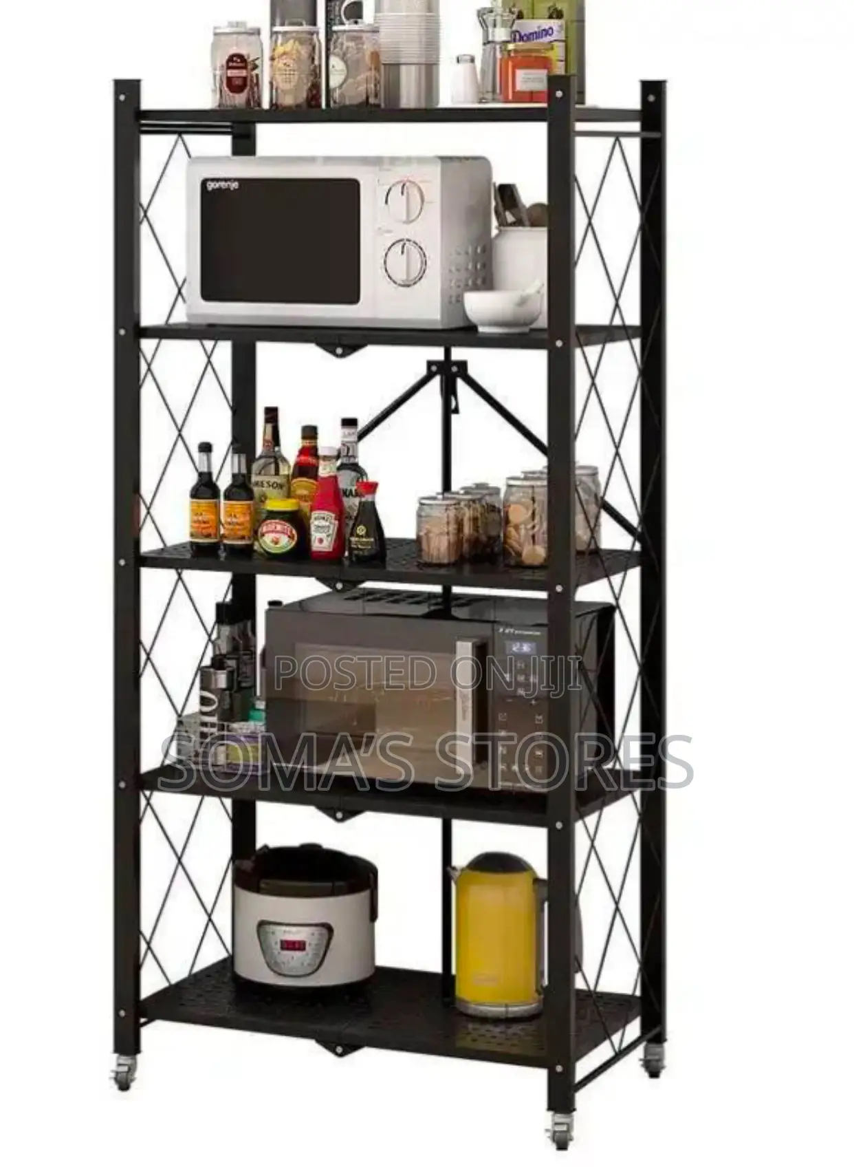 5 Layer Foldable Display Rack