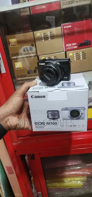 Canon EOS M100 Mirrorless Digital Camera With 15-45mm Lens