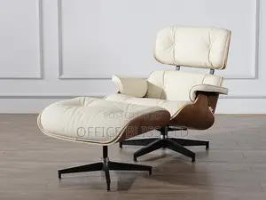 Eames Lounge Chair / Relaxing Chair - Cream