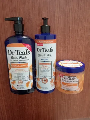 Dr Teal's Vitamin C Lotion, Bath and Scrub
